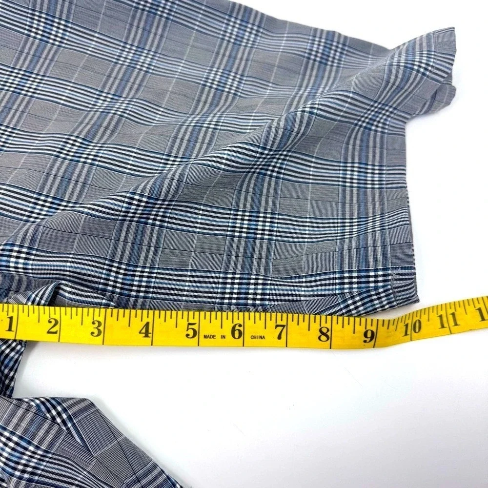 TravisMathew Mens Grey Plaid Golf Shorts Size‎ 38 Stretch Performance - Picture 9 of 10